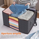 Set Caja Organizadora X2 Ropa Guarda Mantas Frazadas Tela QL