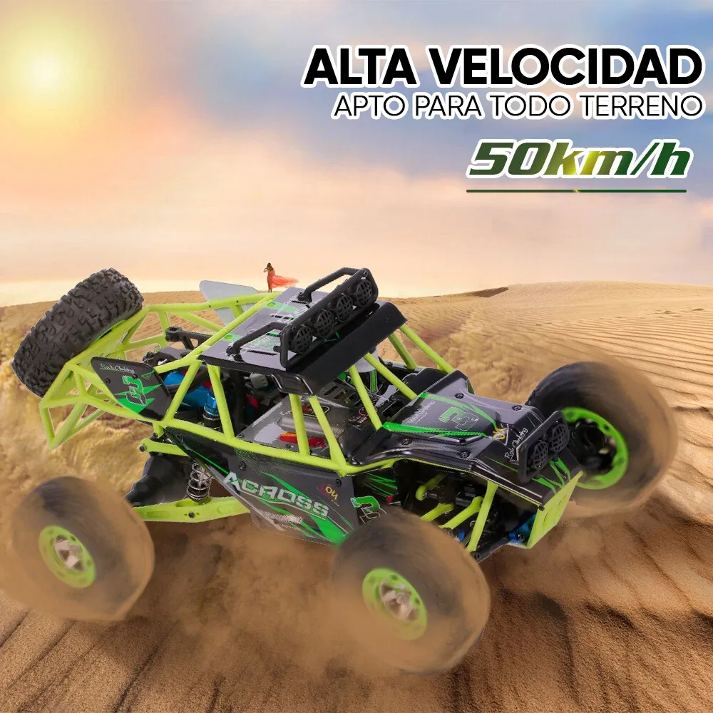 Auto A Control Remoto Todo Terreno Camioneta Bateria 50 Km/h 