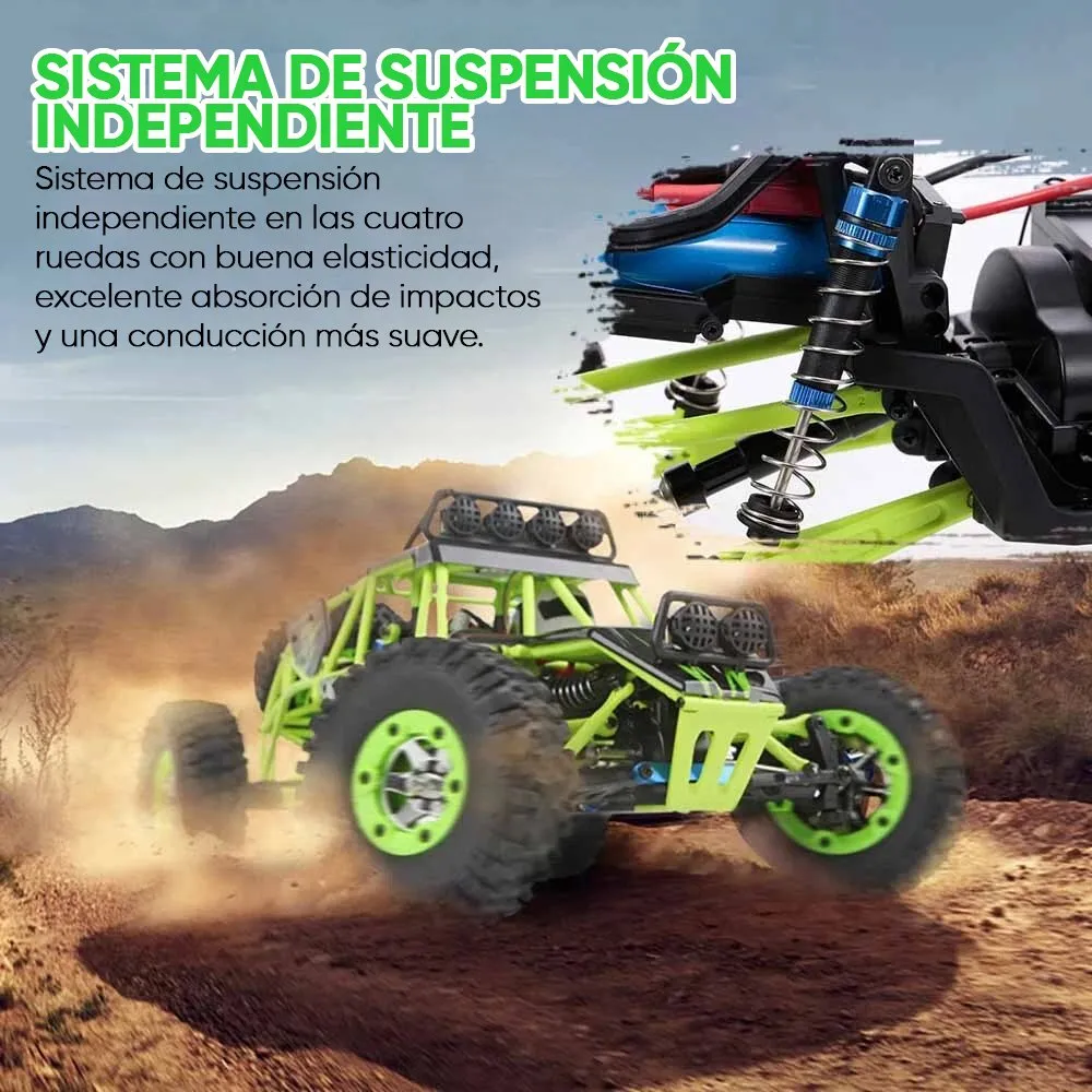 Auto A Control Remoto Todo Terreno Camioneta Bateria 50 Km/h 