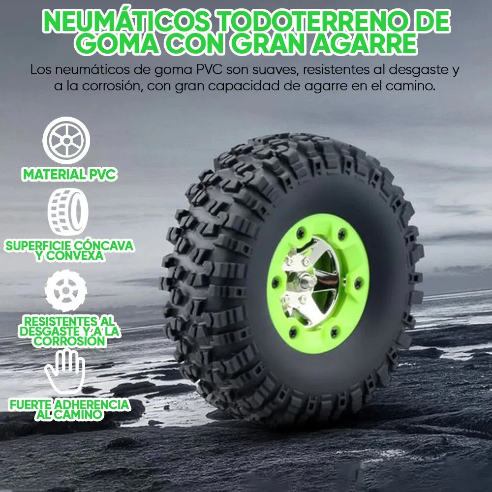 Auto A Control Remoto Todo Terreno Camioneta Bateria 50 Km/h 