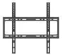 Soporte Tv Led Lcd 32-65 Pulgadas Para Pared Fijo 40kg. 