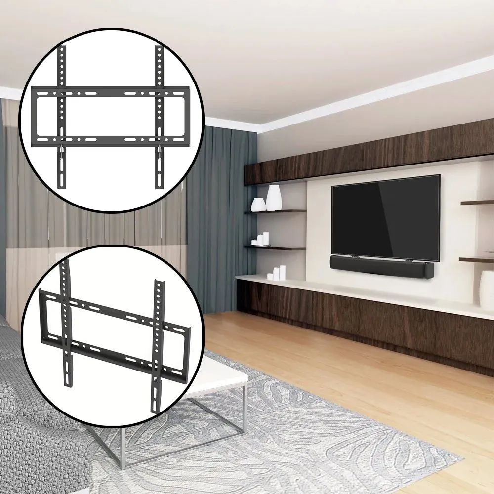 Soporte Tv Led Lcd 32-65 Pulgadas Para Pared Fijo 40kg. 
