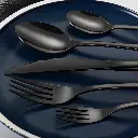 Juego De Cubiertos 24 Pzas Acero Inoxidable Cuchillo Carne ® 