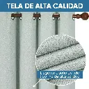 Cortina 100% Blackout Doble Faz Termica X2 Textura Tipo Lino 