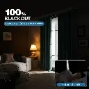 Cortina 100% Blackout Doble Faz Termica X2 Textura Tipo Lino 