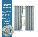 Cortina 100% Blackout Doble Faz Termica X2 Textura Tipo Lino 