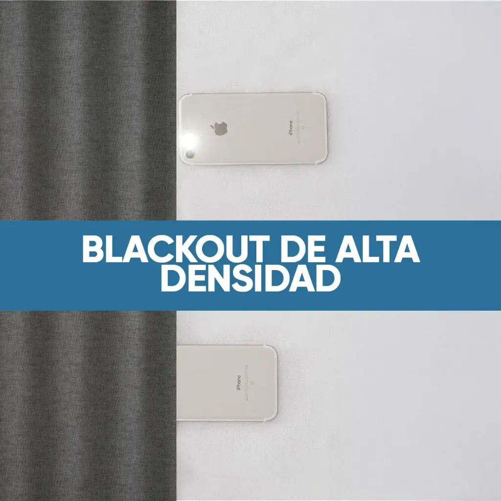 Cortina 100% Blackout Doble Faz Termica X2 Textura Tipo Lino 