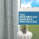 Cortina 100% Blackout Doble Faz Termica X2 Textura Tipo Lino 