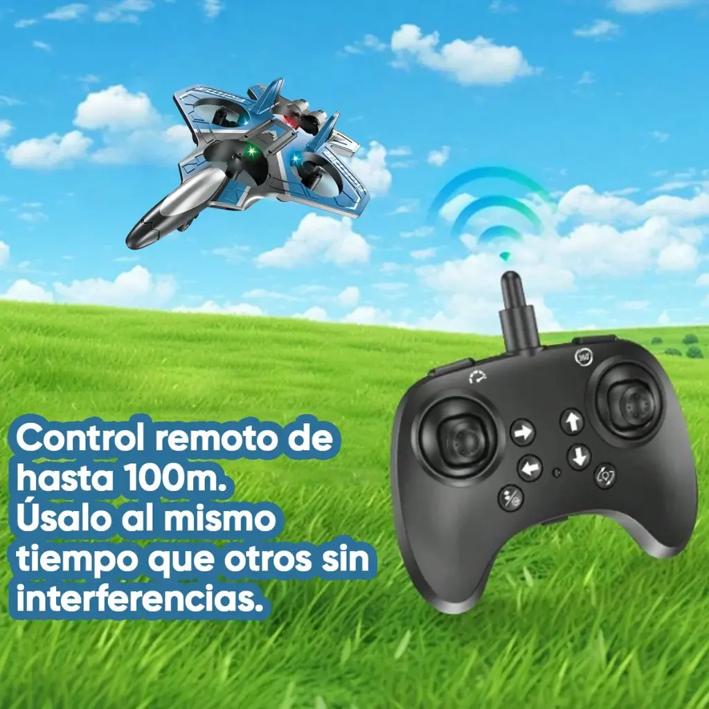 Avión A Control Remoto Volador Planeador De Espuma Juguete