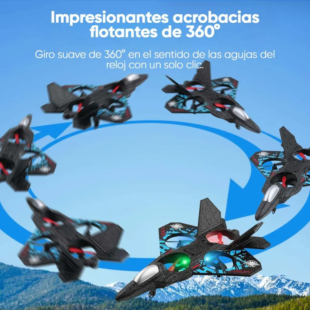 Avión A Control Remoto Volador Planeador De Espuma Juguete