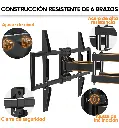 Soporte Articulado Movil Pared Tv Monitor De 32-80 Pulgadas® 