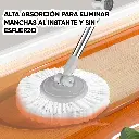 Mopa Giratoria Fuerte Y Duradera Escurridor En Metal
