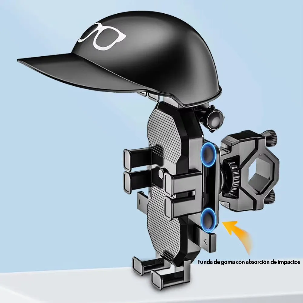 Soporte Universal Celular Ajustable Moto Bicicleta Protector 