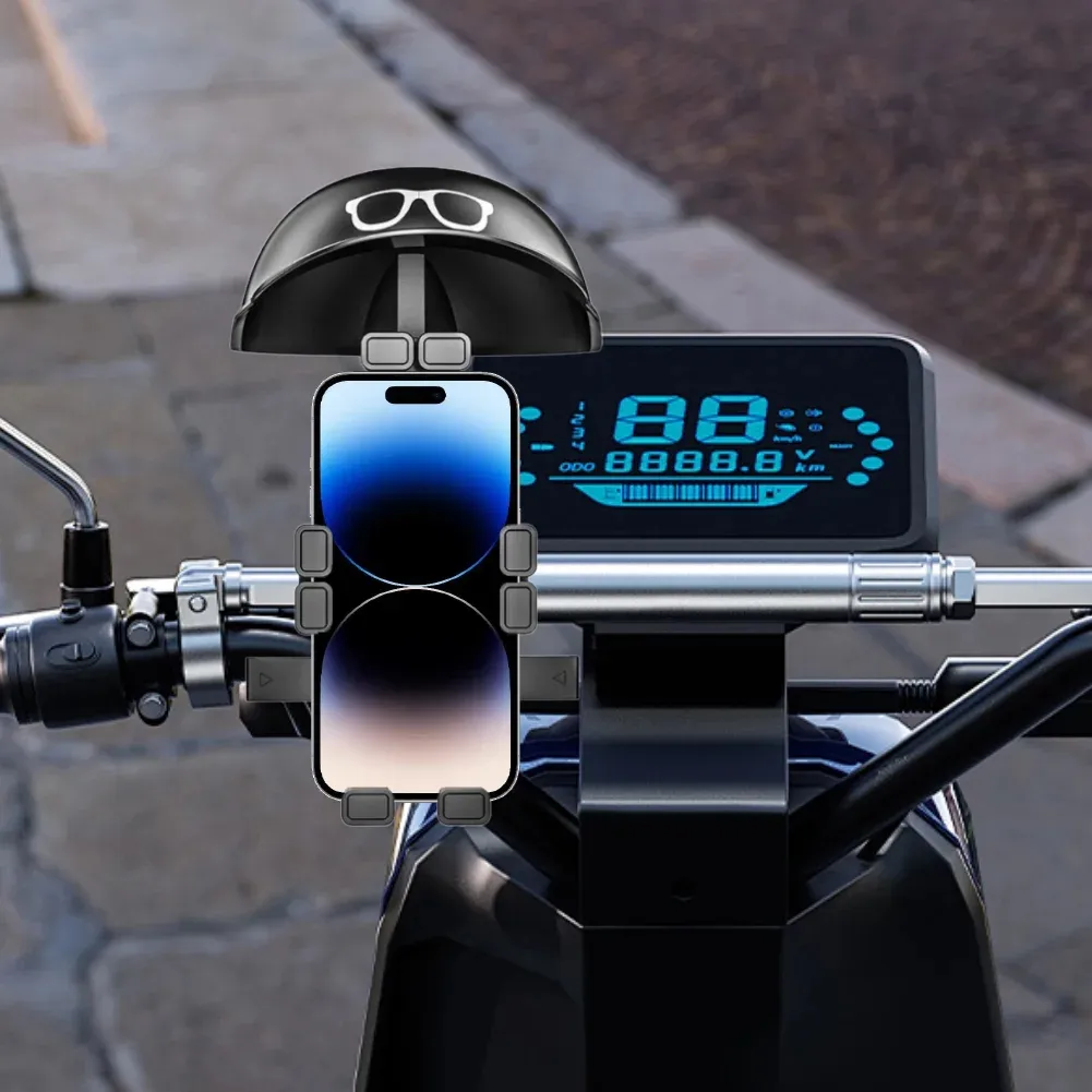 Soporte Universal Celular Ajustable Moto Bicicleta Protector 