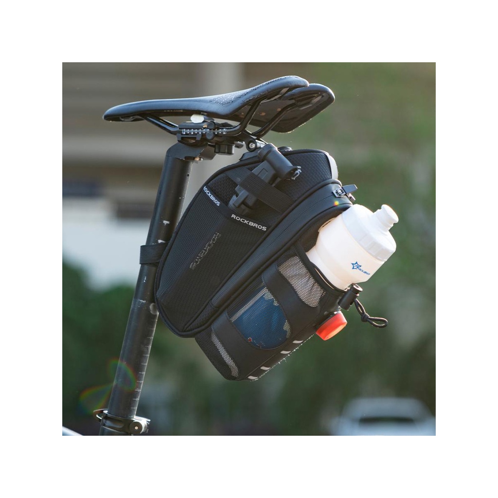 Bolso Rockbros Para Debajo Del Asiento Con Soporte Para Cara
