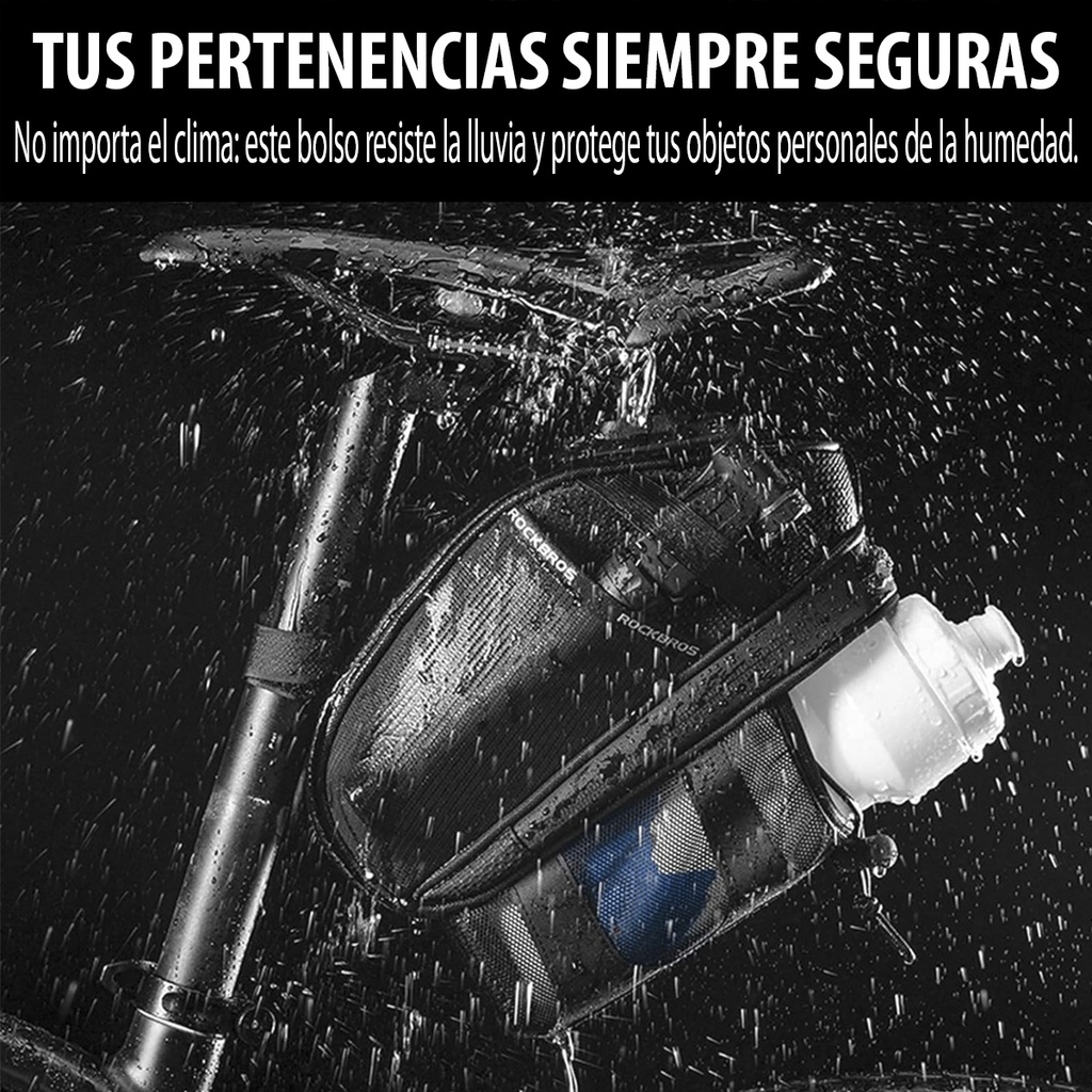 Bolso Rockbros Para Debajo Del Asiento Con Soporte Para Cara