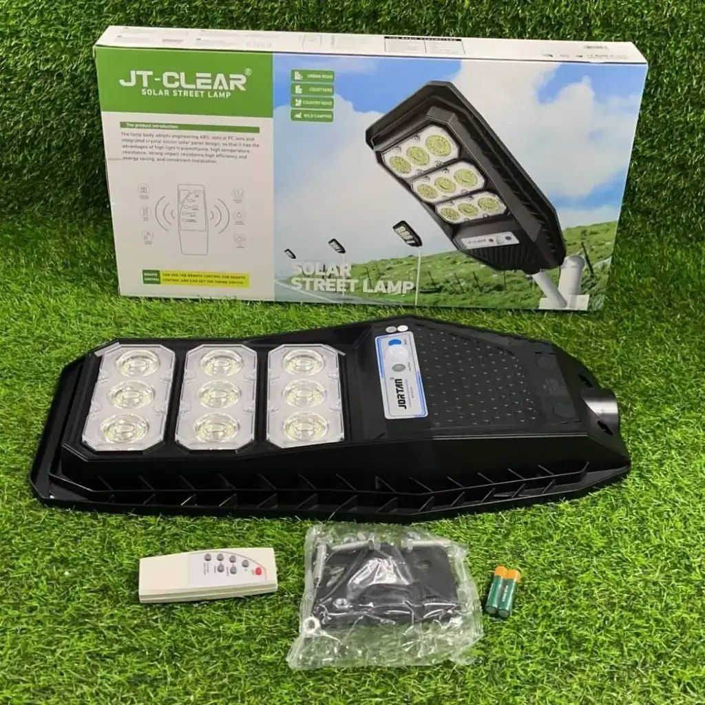 Foco Led Panel Solar 500w Con Brazo Exterior C/remoto