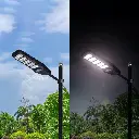 Foco Led Panel Solar 500w Con Brazo Exterior C/remoto