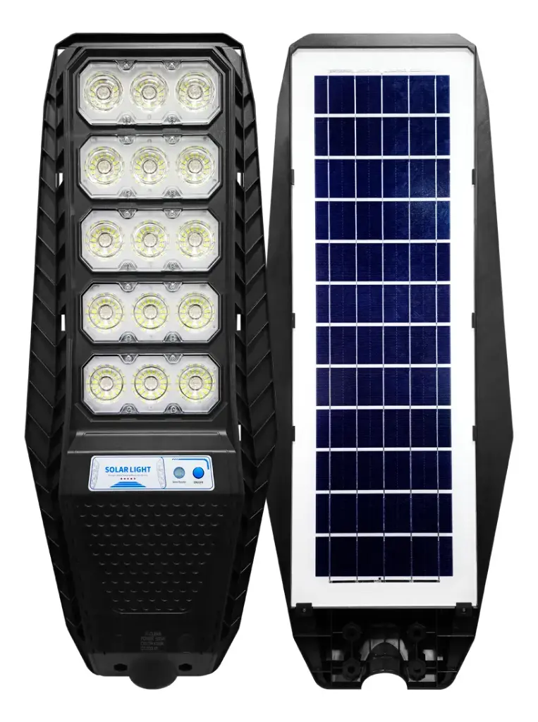 Foco Led Panel Solar 500w Con Brazo Exterior C/remoto