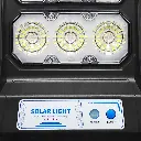 Foco Led Panel Solar 500w Con Brazo Exterior C/remoto