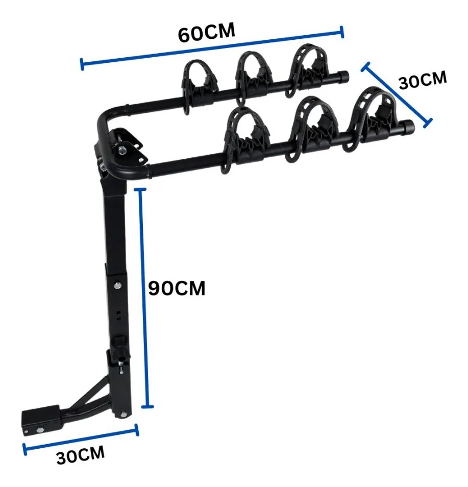 Soporte Para Bicicleta Para Enganche De Bola De Trailer 3/5