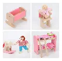 Set Muebles Madera Dormitorio Niños Kids Bedroom 10 Piezas