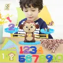 Juego Balanza Mono Aprende Matemáticas Montessori Para Niños 