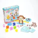 Juego Balanza Mono Aprende Matemáticas Montessori Para Niños 