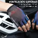 Guantes Ciclismo Rockbros De Medio Dedo Con Gel Acolchado