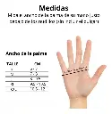 Guantes Ciclismo Rockbros De Medio Dedo Con Gel Acolchado