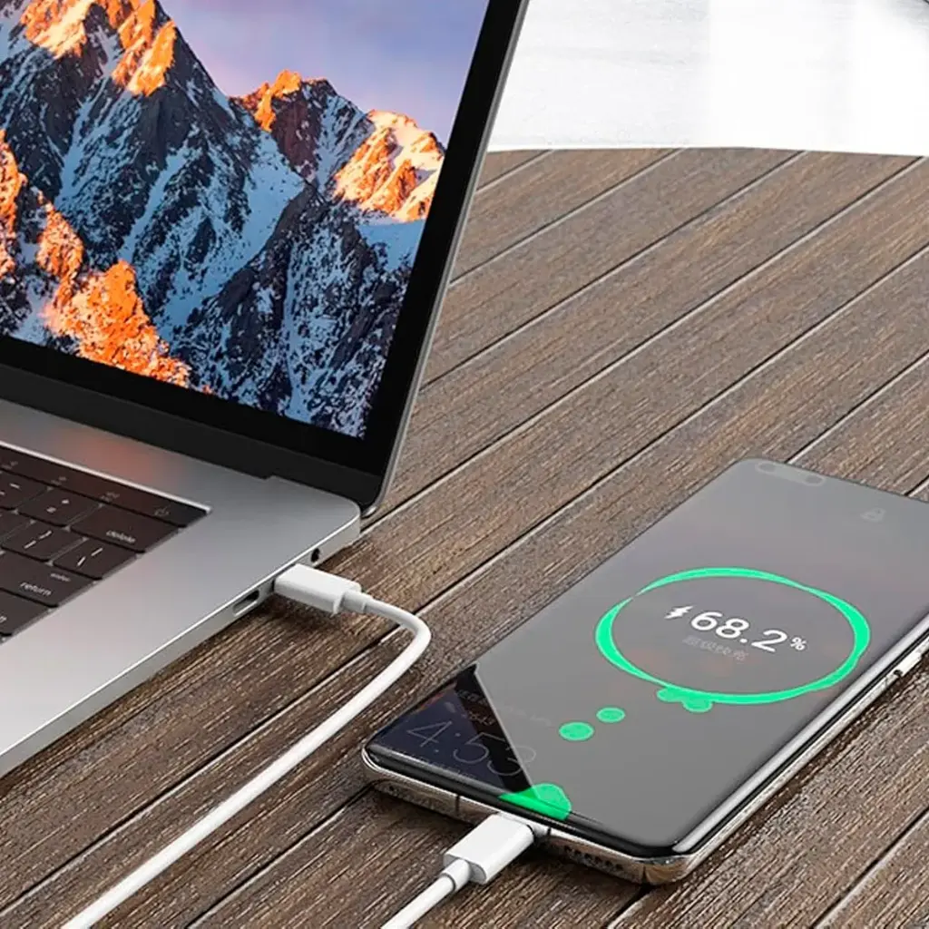 Cable De Carga Rápida 66w Tipo C A Tipo C 2 Metros Calidad A