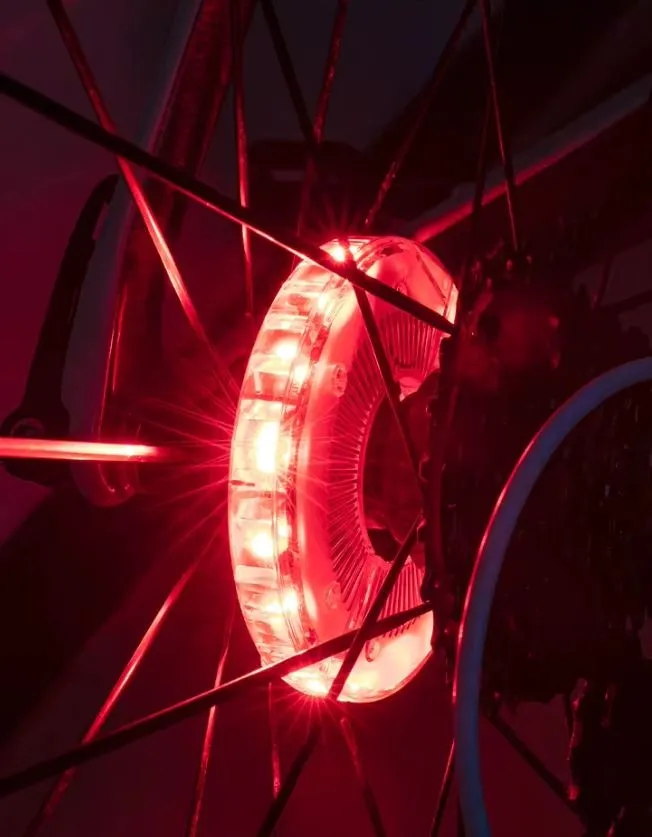 Luz Led Rockbros Para Ruedas De Bicicletas