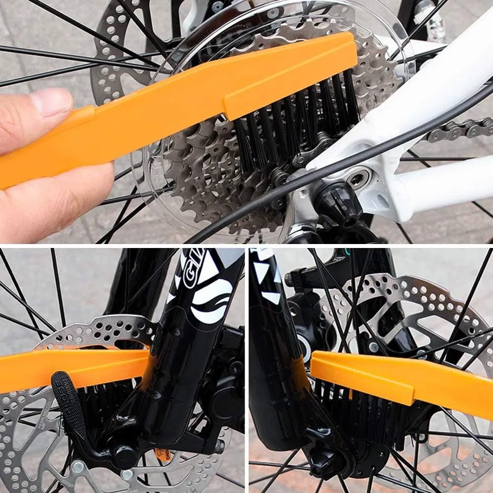 Kit Limpieza Para Bicicleta Cyllion Cepillo Limpia Cadena 