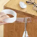 Cinta De Nano Gel Lavable Doble Faz Transparente 3 Metros