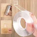 Cinta De Nano Gel Lavable Doble Faz Transparente 3 Metros