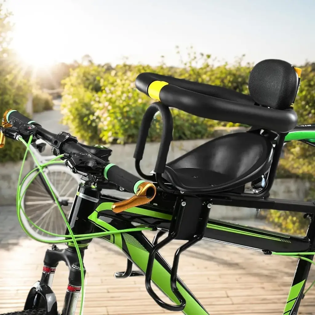 Silla Niño Para Bici Frontal C/posapié - La Más Segura