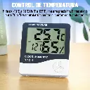 Reloj Termometro Temperatura Higrometro Humedad Alarma Ql ®