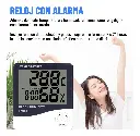 Reloj Termometro Temperatura Higrometro Humedad Alarma Ql ®