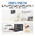 Reloj Termometro Temperatura Higrometro Humedad Alarma Ql ®
