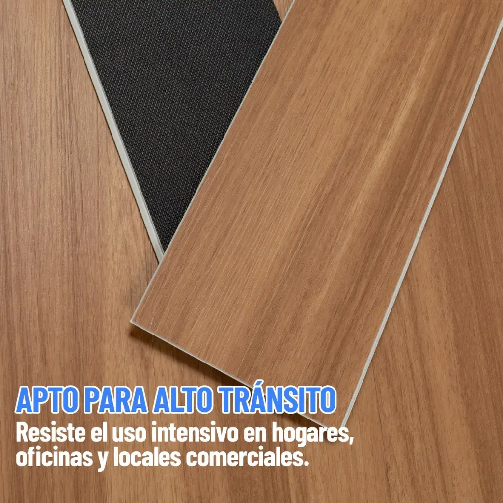 Piso Vinílico Click Encastrable Alto Tránsito Con Manta 5mm®