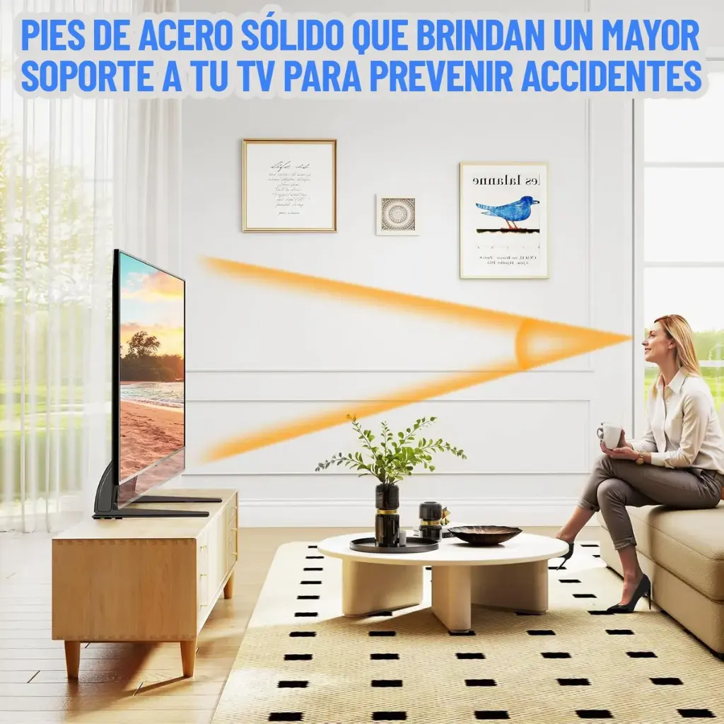 Soporte De Pie Tv Base Fijo 26 A 37 Pulgadas Lcd Led 45 Kg ®