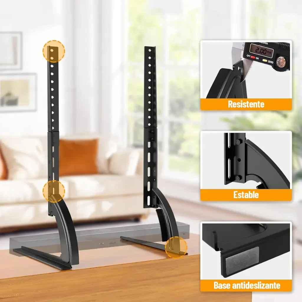 Soporte De Pie Tv Base Fijo 26 A 37 Pulgadas Lcd Led 45 Kg ®