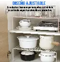  Estante Organizador Alacena Extensible Cocina Baño Separador 