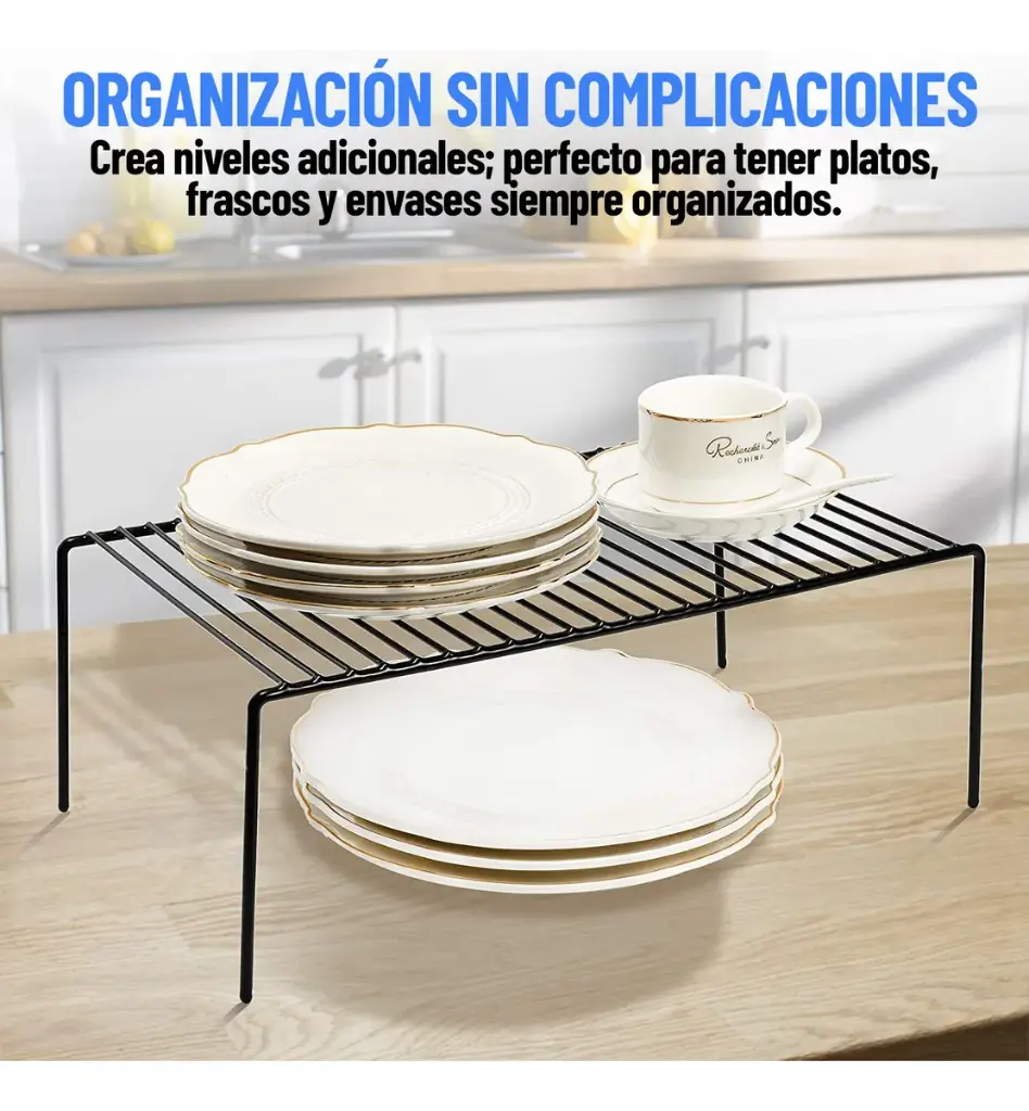  Estante Organizador Alacena Extensible Cocina Baño Separador 