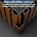 Perfil Angulo Recto Para Panel Wpc Revestimiento Pared Ql ®