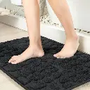 Alfombra De Baño Antideslizante Memory Diseño Rocas 80 X 50