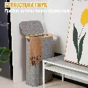 Canasto Cesto Para Ropa Con Tapa Organizador Baño Plegable ®