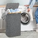 Canasto Cesto Para Ropa Con Tapa Organizador Baño Plegable ®