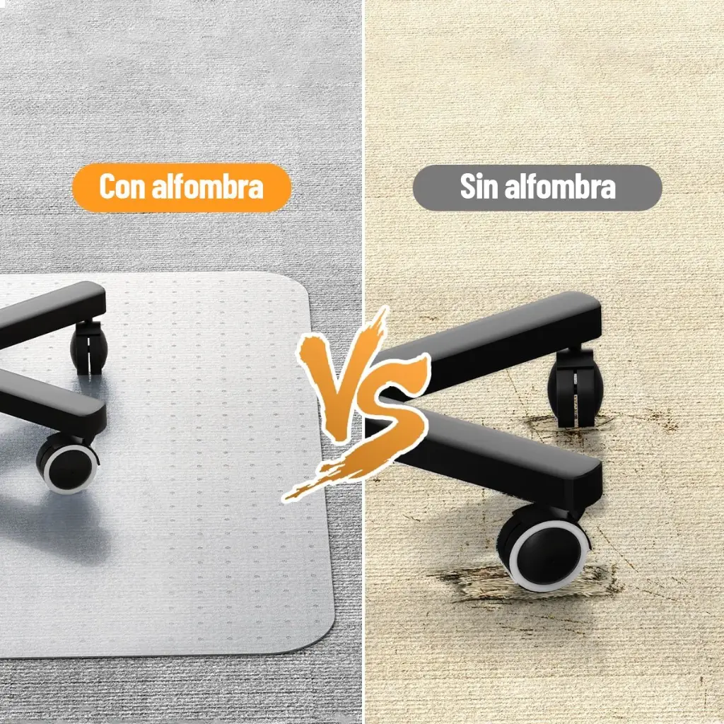 Alfombra De Silla De Oficina Protector De Piso De Madera