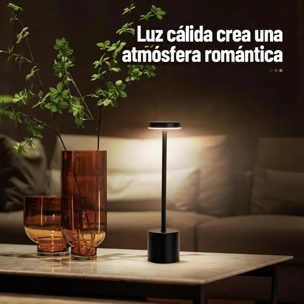 Lampara Para Escritorio Led Regulable Al Tacto Inalambrica